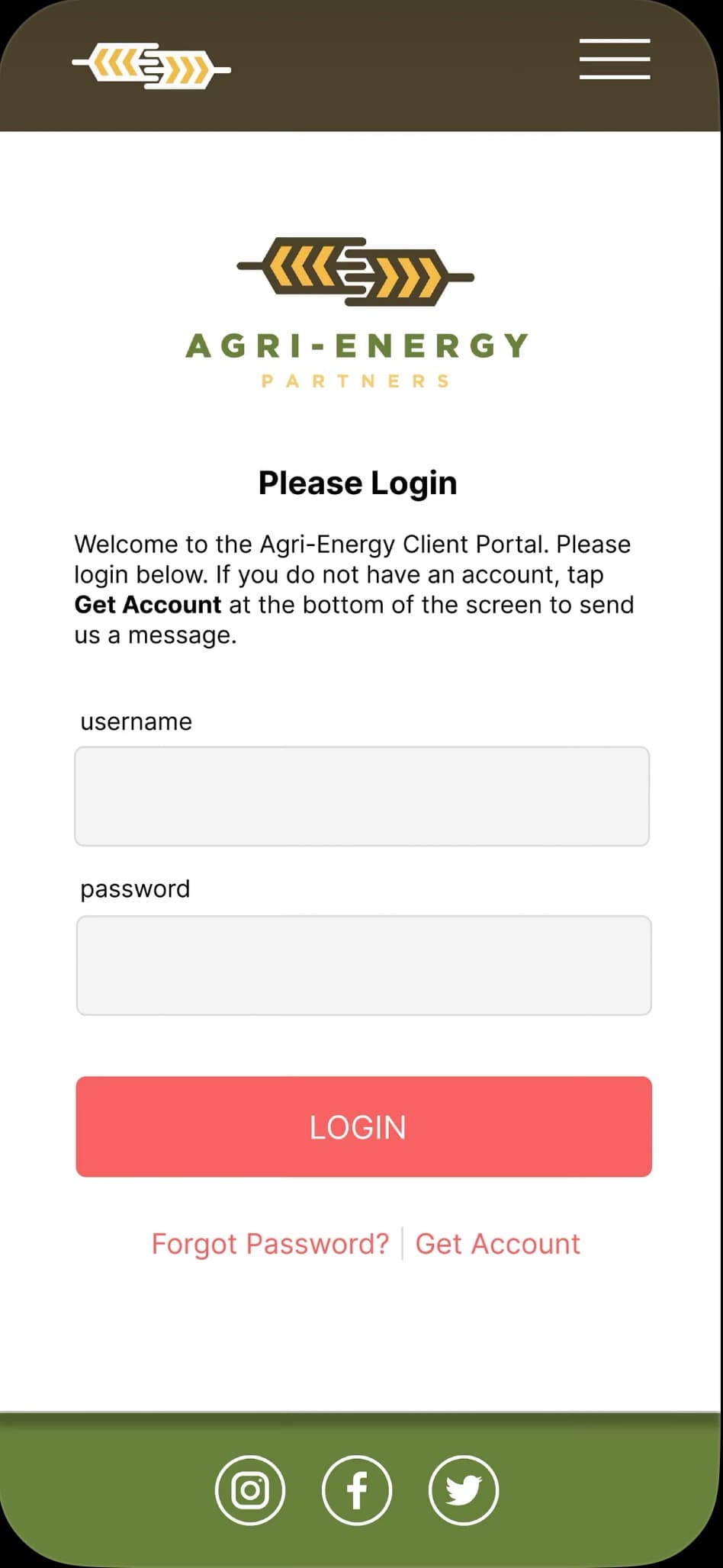 AgriEnergy: Lease Management Platform — screen 1